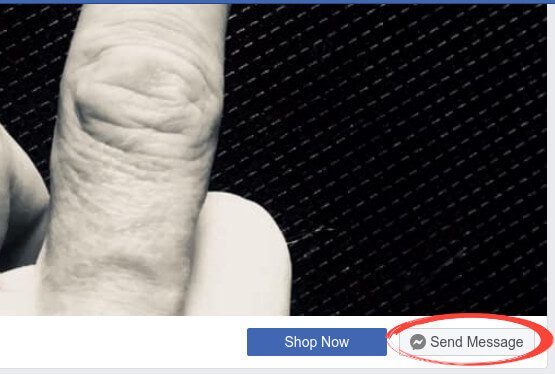 Facebook - Send Message Button