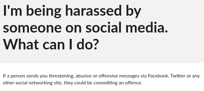 West Mercia Police - Online Harrasement