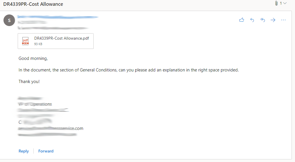 Outlook - Scam Email