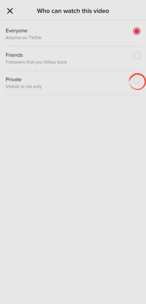 Hide Posts - TikTok