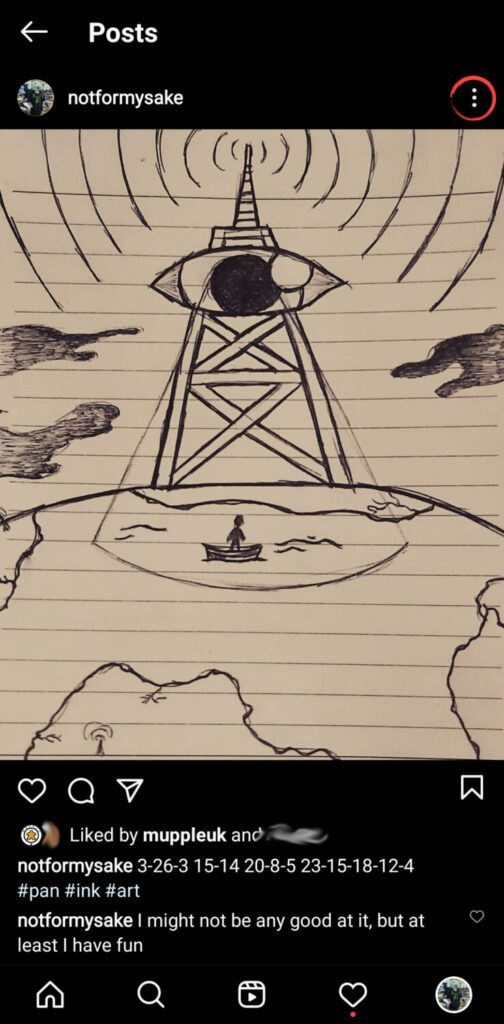Hide Post - Instagram